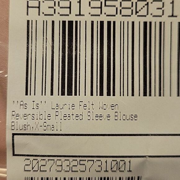 NWOT Laurie Felt Reversible Pleated Sleeve Blouse Sz XS - Picture 12 of 14